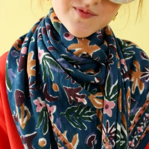 Foulard - Matis Bleu (100cm)