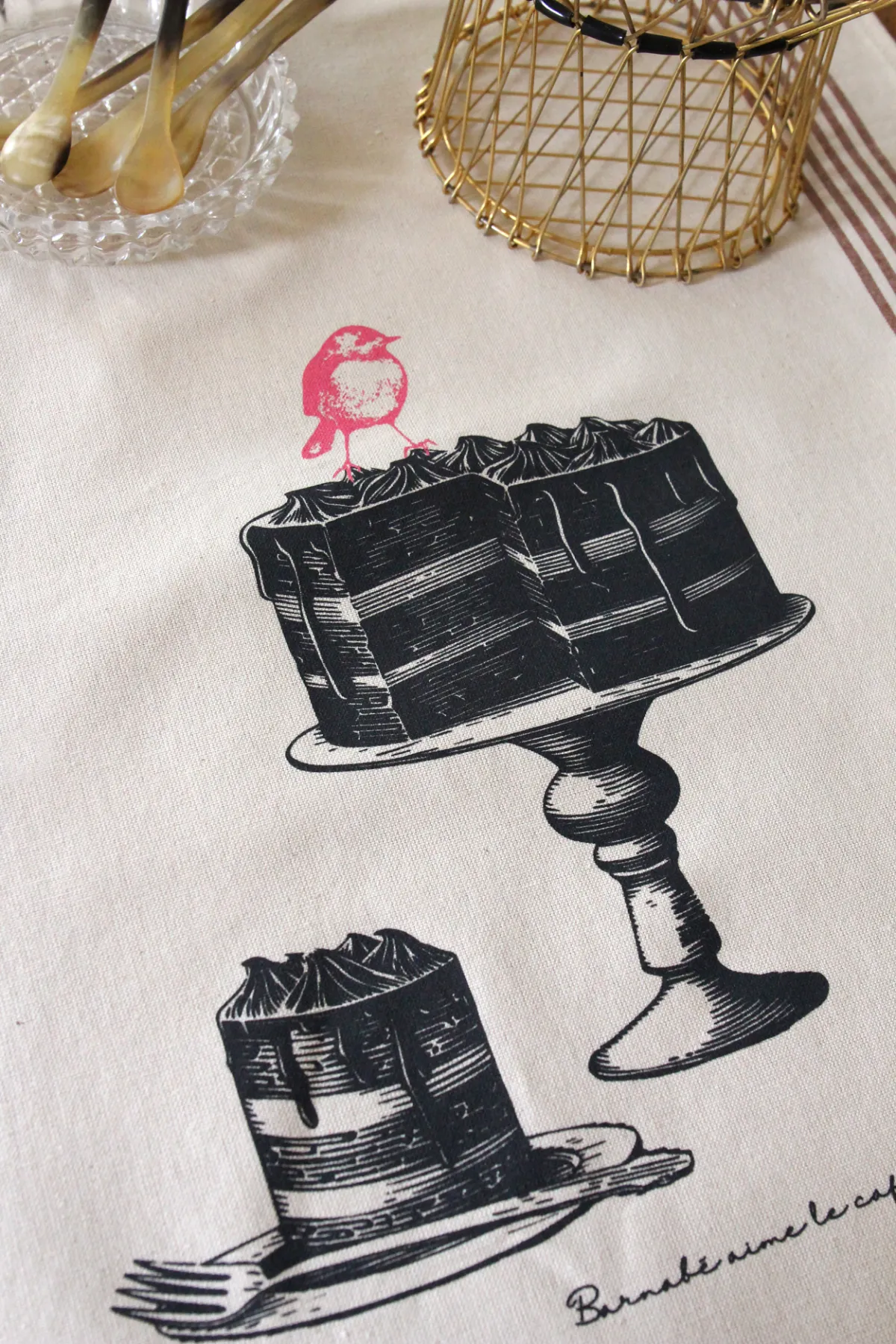 Torchon de cuisine - Sérigraphié "Pâtisserie" – Image 2