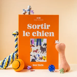Puzzle 1000 pièces - Sortir le chien
