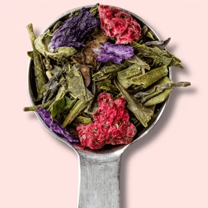 Thé vert bio - Violette Framboise (en vrac 100g)