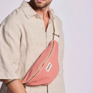 Sac Banane - Olivia Rayure Rouge