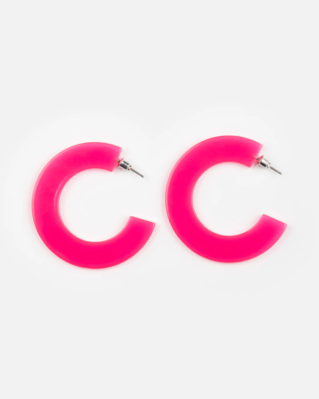 Boucles d'Oreilles Ginza - Fuchsia – Image 2