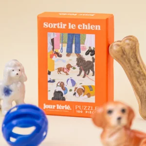 Mini Puzzle 100 pièces - Sortir le chien