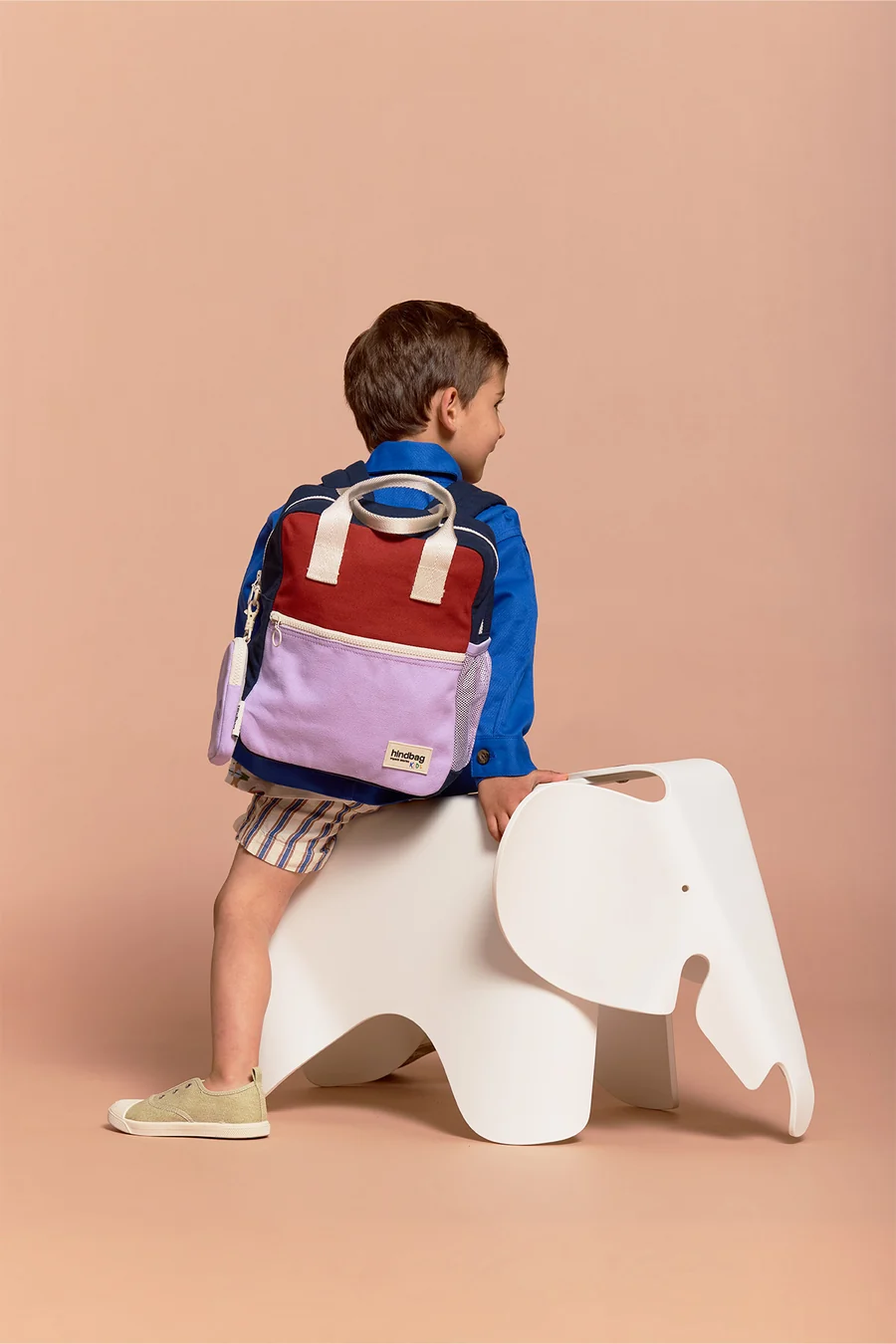 Cartable Crèche / Maternelle - Arthur Tricolore Terracotta